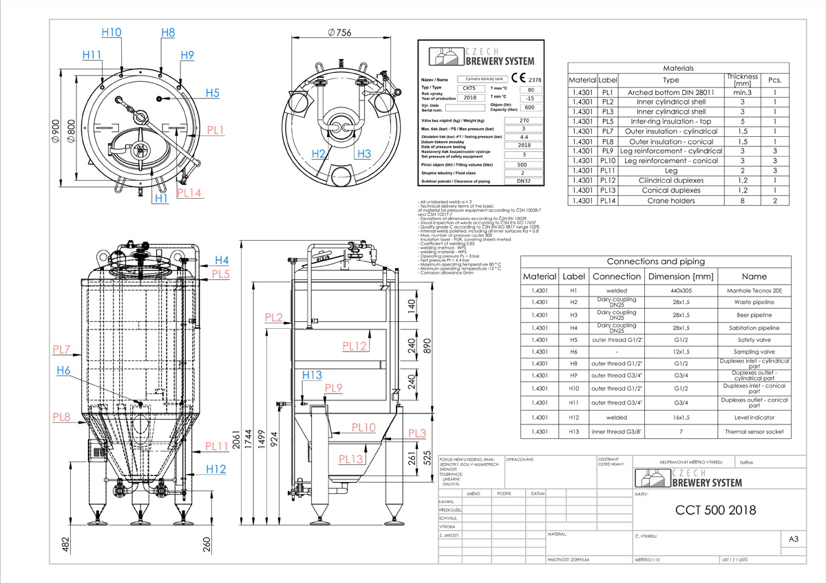 CCT-500C-SQ-PED-2018 drawings and dimensions