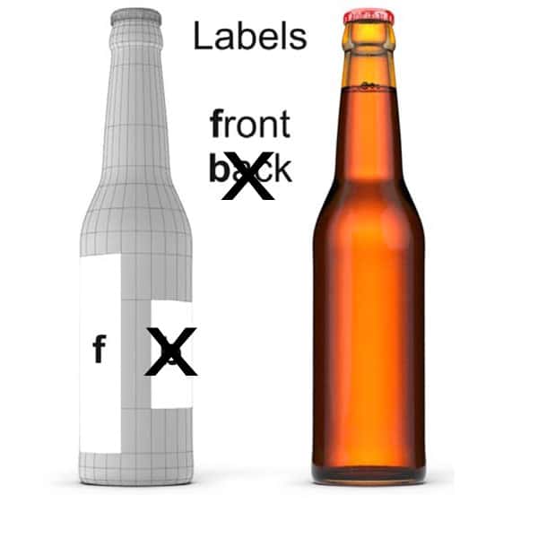 BLM-SA1001-semiautomatic-bottle-labeller-labels
