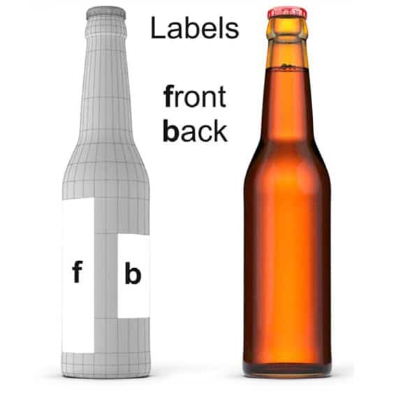 Bottle labelling machines