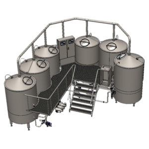 BREWORX OPPIDUM 2000 : Wort brew machine – the brewhouse