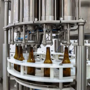 BFL-MB1200 : Automatic counter pressure filling line for 1200 bottles/hour