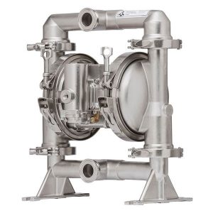 PDP-ASD10R : Pneumatic stainless steel diaphragm pump ARO SD10R 6-12 m3/hr (FDA certificate for use with food)