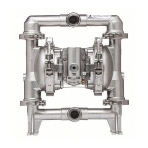 PDP-ASD10R : Pneumatic stainless steel diaphragm pump ARO SD10R 6-12 m3/hr (FDA certificate for use with food)
