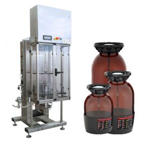 PKF-50 : Machine for the automatic counter-pressure filling plastic kegs with capacity of 45-55 kegs/hour