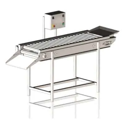 FSC-3000-BP : Sorting table with roller conveyor 3000 kg/hr