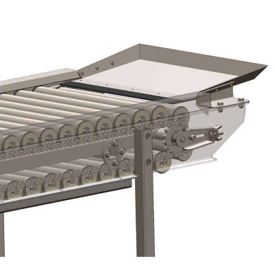 FSC-3000-BP : Sorting table with roller conveyor 3000 kg/hr