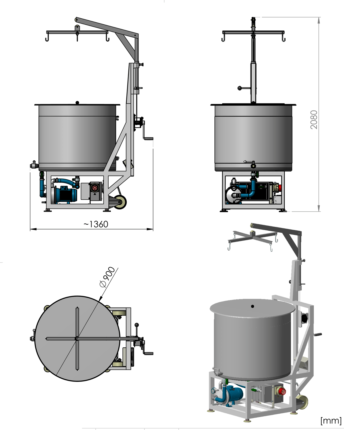 Brewmaster BM-200 : Dimensions