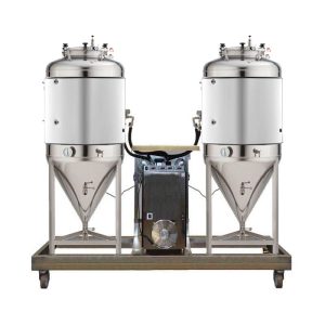 FUIC-SLP1C-2x500CCT : Compact fermentation unit 2×500/625 liters 1.2 bar