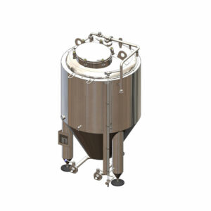 CCT-200C : Cylindroconical fermentation tank CLASSIC, 0.5-3.0 bar, insulated, 200/240L