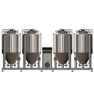FUIC-CHP1C-4x300CCT : Compact fermentation unit, 3.0 bar, 0.5/1.5/3.0bar