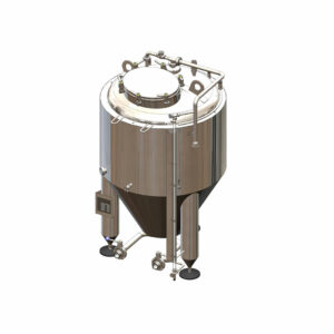 CCT-100C : Cylindroconical fermentation tank CLASSIC, 0.5-3.0 bar, insulated, 100/120L