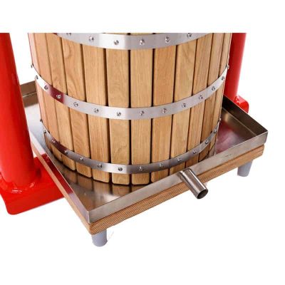 MHP-50W Manual hydraulic fruit press 50 liters – wood version
