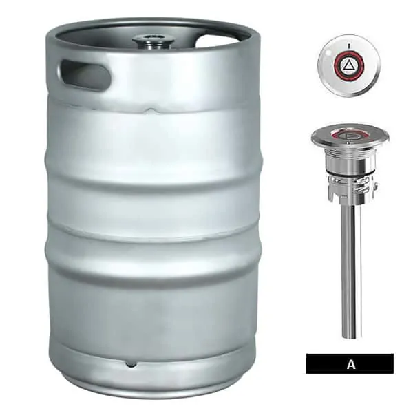 Beer keg 50 liters with the A-coupler