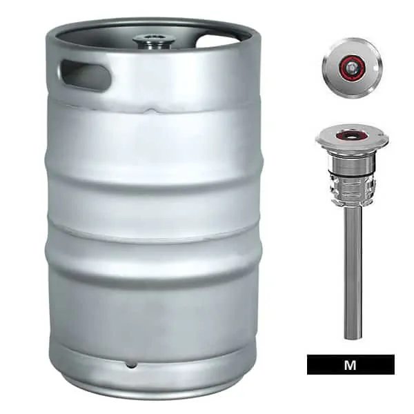 Beer keg 50 liters with the M-coupler