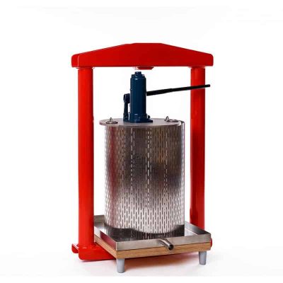 MHP-50S Manual hydraulic fruit press 50 liters – stainless steel version