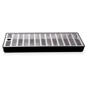 BDT-4015-01SP : Beverage drip tray 400x150x35mm, stainless steel + plastic