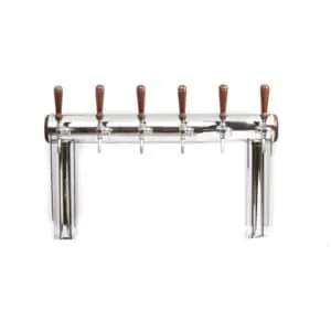 BDT-GT6A : Beverage dispense tower “Beer Gate” with 6pcs of the Aurora beverage taps