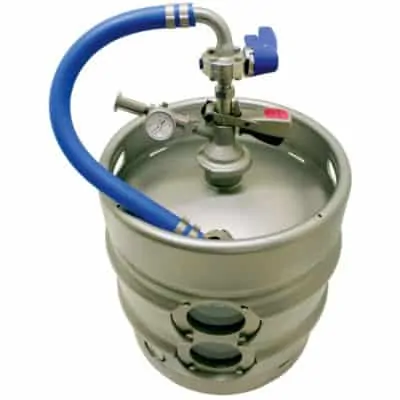 Equipment for manual filling beverages into kegs