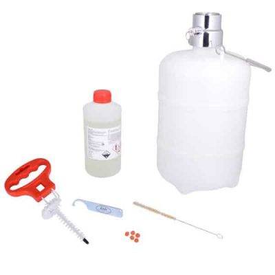SASK-1S: Sanitarni komplet za čiščenje vod za pijačo s spojko KEG S-tipa (BAJONET)