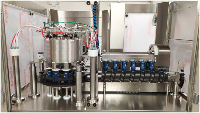 BCFL-MB1500 Automatic bottle & cans filling line 1500 bottles/hour