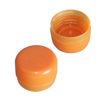 PET bottle screw caps - orange