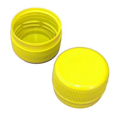 PET bottle screw caps - yellow