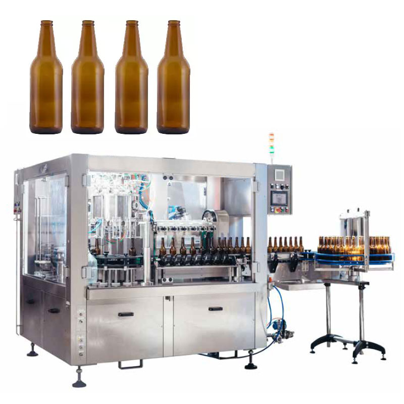 Etiqueteuse adhésives linéaires bouteilles bières brasserie