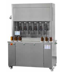 BFSA-MB660 : Semi-automatic rinsing and filling machine for bottles (up to 600 bph)