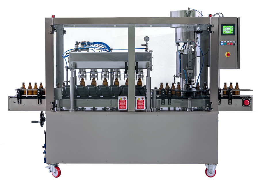 BFA-MB061 : Automatic filling and capping machine for bottles