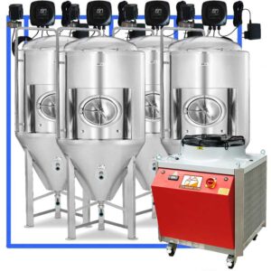 CFSCT1-4xCCT2000SHP3 : Complete fermentation set with 4xCCT-SHP3 2400 liters
