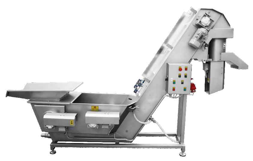 FWBC 3000 MG 05 - FWBC-3000MG : Fruit washing machine with brushers and openable grinder 3000 kg/hour - cfc-cpt, cfc