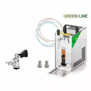 DBCS-1x25C GREENLINE Compact beverage cooling-dispensing system 310W / 1 line / 1 keg-coupler / with compressor