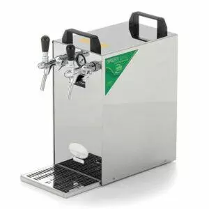 DBCS-2x40CPROFI GREENLINE : Compact beverage cooling-dispensing system 510W / 2 lines / 2 keg-couplers / with compressor