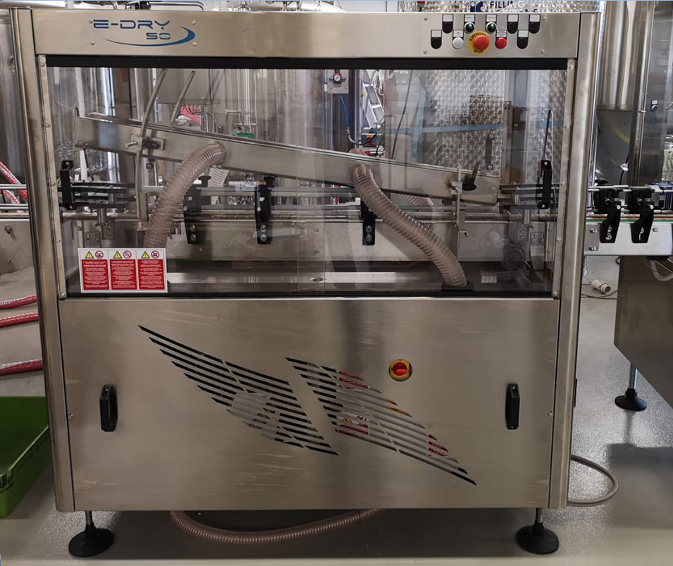 tunnel pasteurizer 1200bph 16 - BCFL-MB1500TP : Automatic counter pressure filling line for 1500 bottles or cans per hour with a tunnel pasteurizer - fbc, bfl