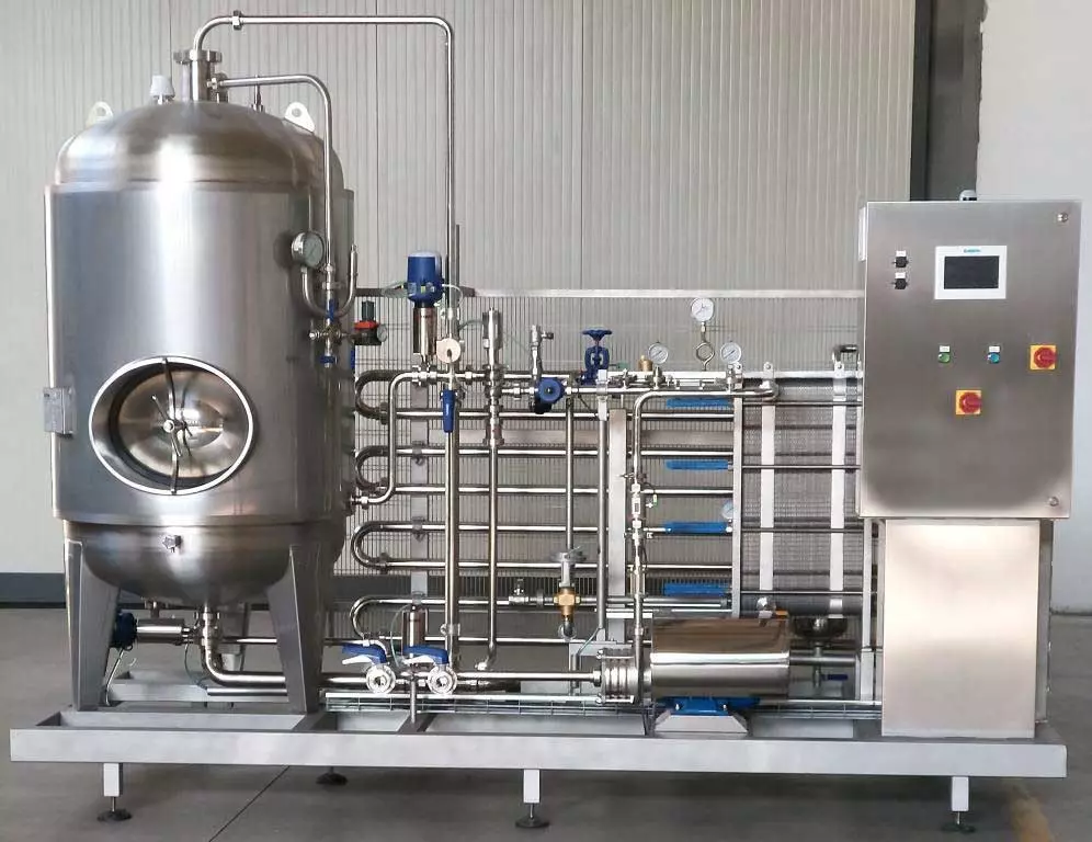 PFL-1000FB : Flow-through beer pasteuriser 1000L/hr - full automatic version