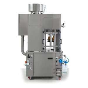 BFSA-MB221 : Monoblock 2-2-1 / Semi-automatic rinsing, filling and capping machine for bottles (up to 200 bph)