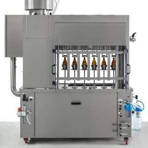 BFSA-MB661 : Monoblock 6-6-1 / Semi-automatic rinsing, filling and capping machine for bottles (up to 600 bph)