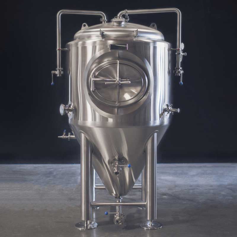 CCT-1000N : Cylindroconical universal fermenter, 1.0 bar, double jacketed, insulated, 1000/1113 liters (7 BBL)