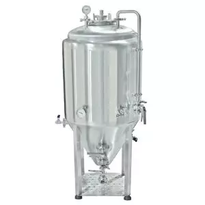 CCT-300N : Cylindroconical universal fermenter, 1.0 bar, double jacketed, insulated, 300/318 liters  (2 BBL)