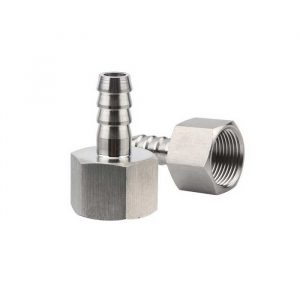 HM-12FH8ID-SS : Stainless steel hose mandrel BSP 1/2″F with an external diameter of 8 mm