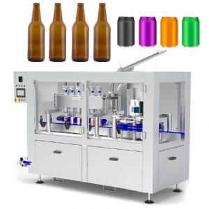 BFA-MB611 : Automatic counterpressure filling and capping machine for glass bottles and aluminium cans (up to 850 bph)