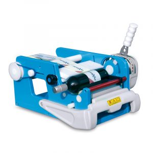 BLM-FE300G : Manual bottle labeler for round bottles (300-600 bottles per hour) without the stamp
