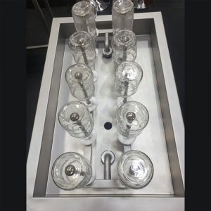 BWM-SA112 : Semi-automatic bottle washing machine for 12 bottles, 1 chemical detergent