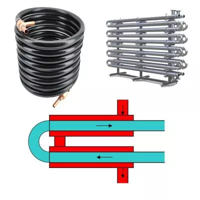 THE : Tube/hose heat exchangers