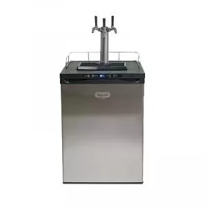 KGR-3TKLX : Kegerator Kegland Series X – Compact refrigerator for 4 kegs, beer dispense tower with three taps