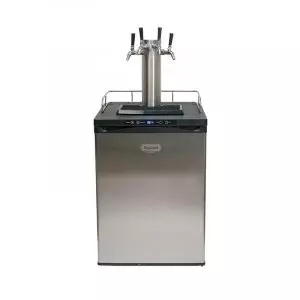 KGR-4TKLXC : Kegerator Kegland Series X – Compact refrigerator for 4 kegs, beer dispense tower with four taps – Complete set