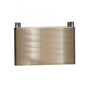 PHE-80PSS : Plate heat exchanger (MINI wort cooler) with 80 plates (stainless steel AISI 304)