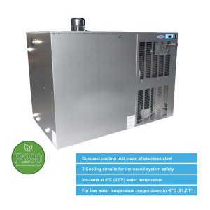 CIWC-45 : Compact ice water chiller 4.4 kW (with the tank 180L and the pump)