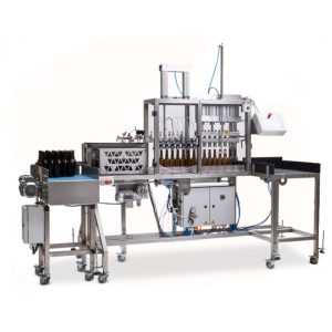 ABF8-2200 : Automatic counter-pressure bottle filling machine (up to 2200 bottles per hour)