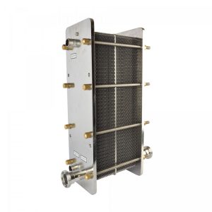 PHE-2SS2000D40 : Plate heat exchanger – Wort chiller 2000L/hr – double stage cooling / DN40